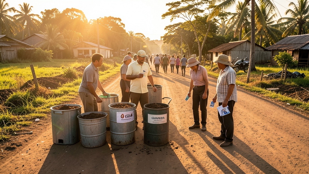 Agricultores de Samborondón reciben compostaje y credenciales para acceder a beneficios municipales