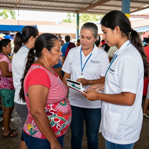 Sambo Bebé y adultos mayores reciben valoración nutricional en Samborondón
