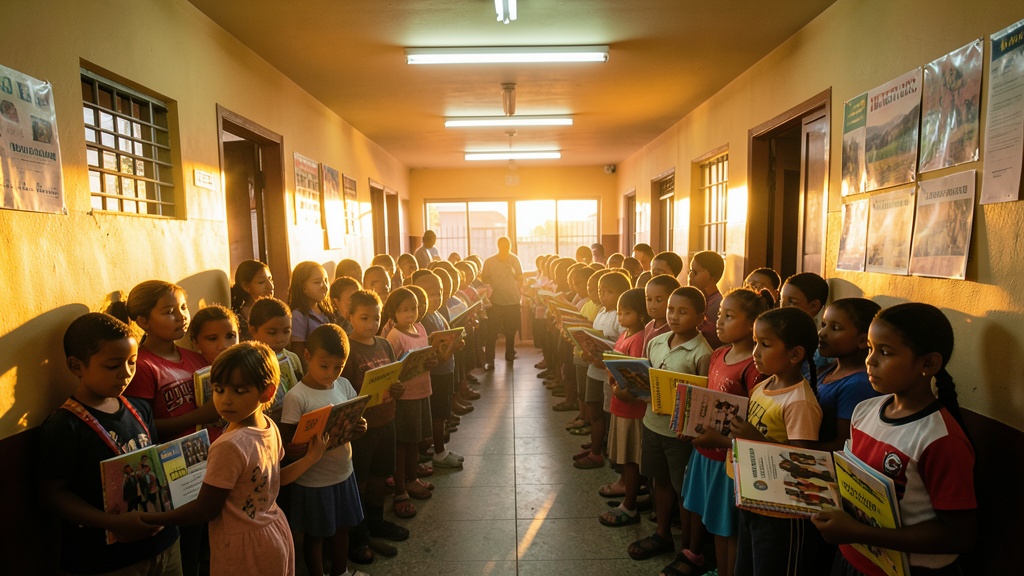 Más de 1400 kits escolares llegaron a estudiantes del 31 de Octubre en Samborondón