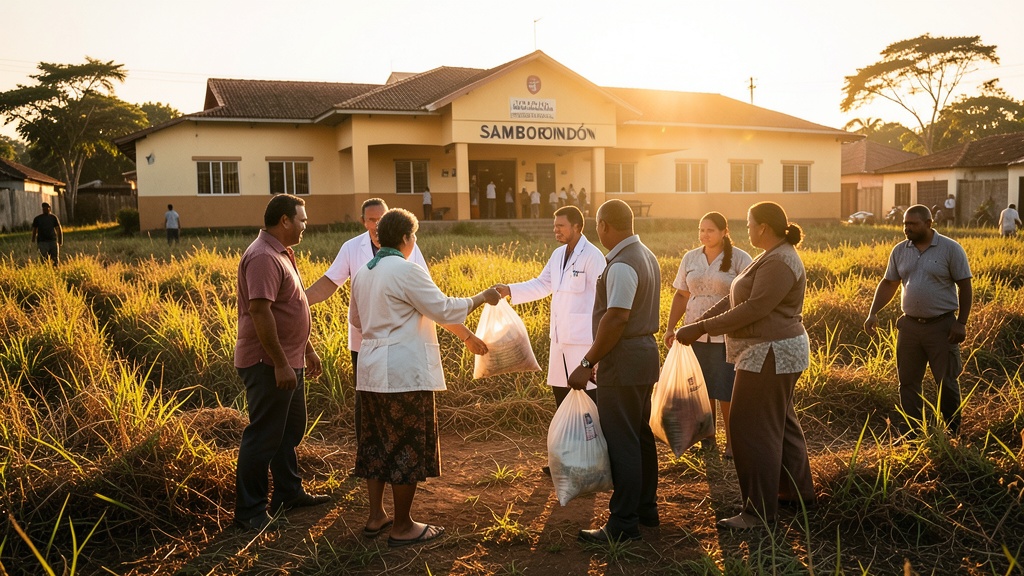 Brigadas médicas y alimentos llegaron a Sabanilla en Samborondón