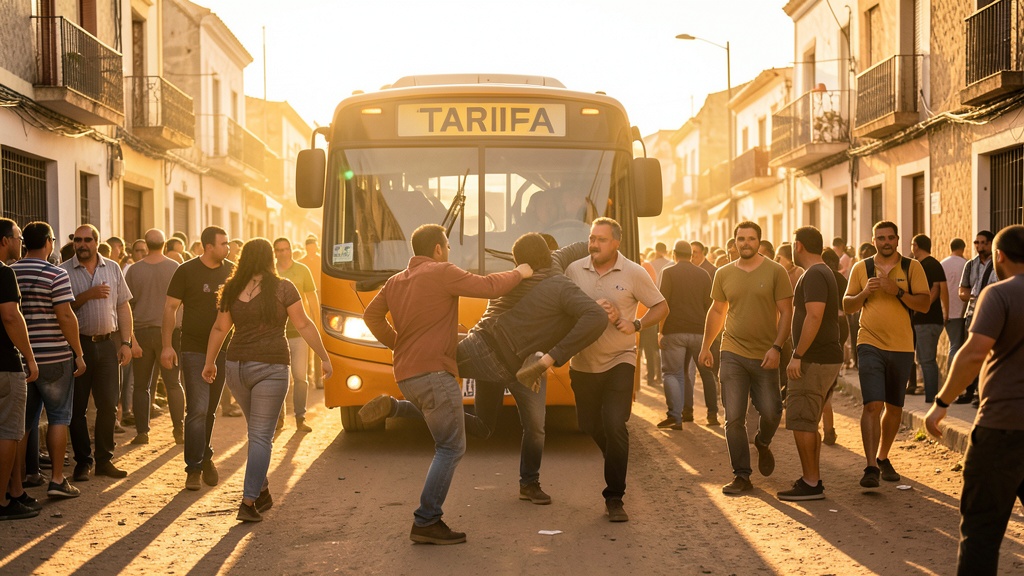 Incidente en bus CISA: pasajero expulsa a sujeto violento en Tarifa y exigen más seguridad