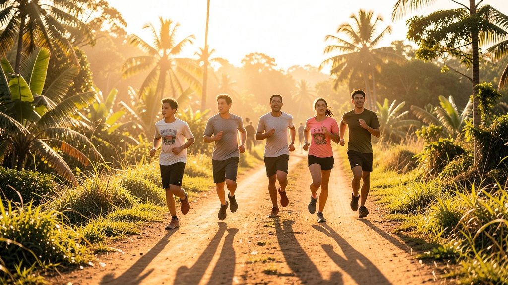 Correr sin prisa: el club que une a jóvenes en la Vía Samborondón