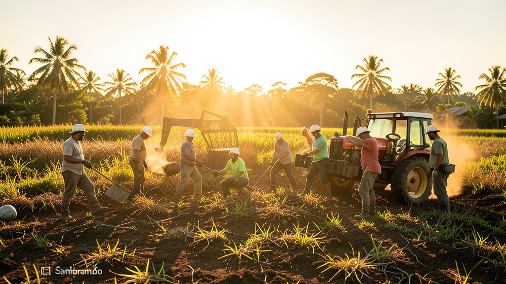 Productores de Samborondón reciben capacitación y maquinaria agrícola del MAG
