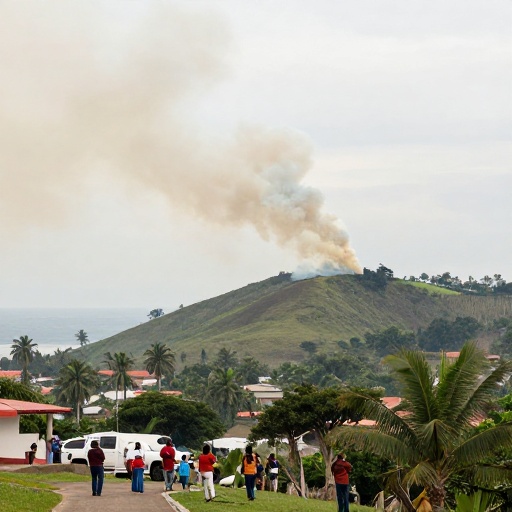 Volcán El Reventador mantiene alta actividad superficial este domingo en Guayas