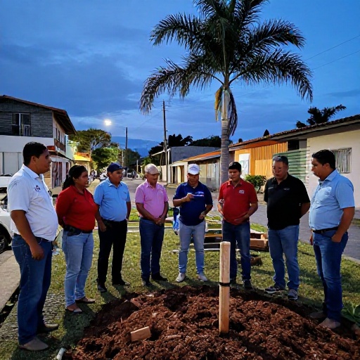 Alcaldía de Samborondón benefició a comités barriales en Tarifa con programa Mejora tu Barrio