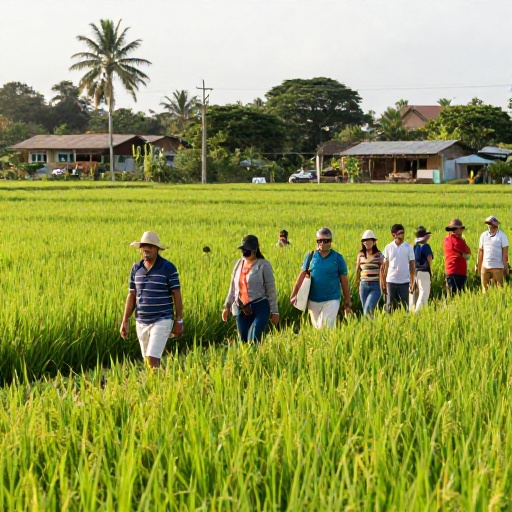 Macará: El encanto fronterizo y el aroma de sus arrozales atraen al turismo guayasense