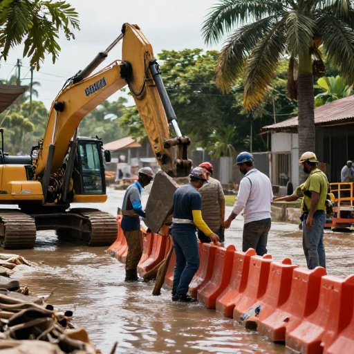 Prefectura del Guayas fortalece obras y recursos ante riesgo de inundaciones por El Niño