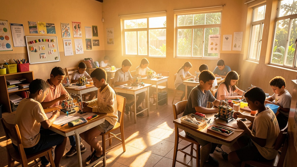 Colegios de Samborondón inician el año lectivo con aulas de arte y robótica
