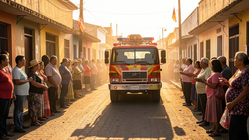 Samborondón celebra 71 años de cantonización con desfile de bomberos y actividades comunitarias