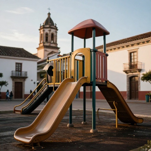 Parques infantiles de Cuenca requieren mantenimiento urgente por falta de atención