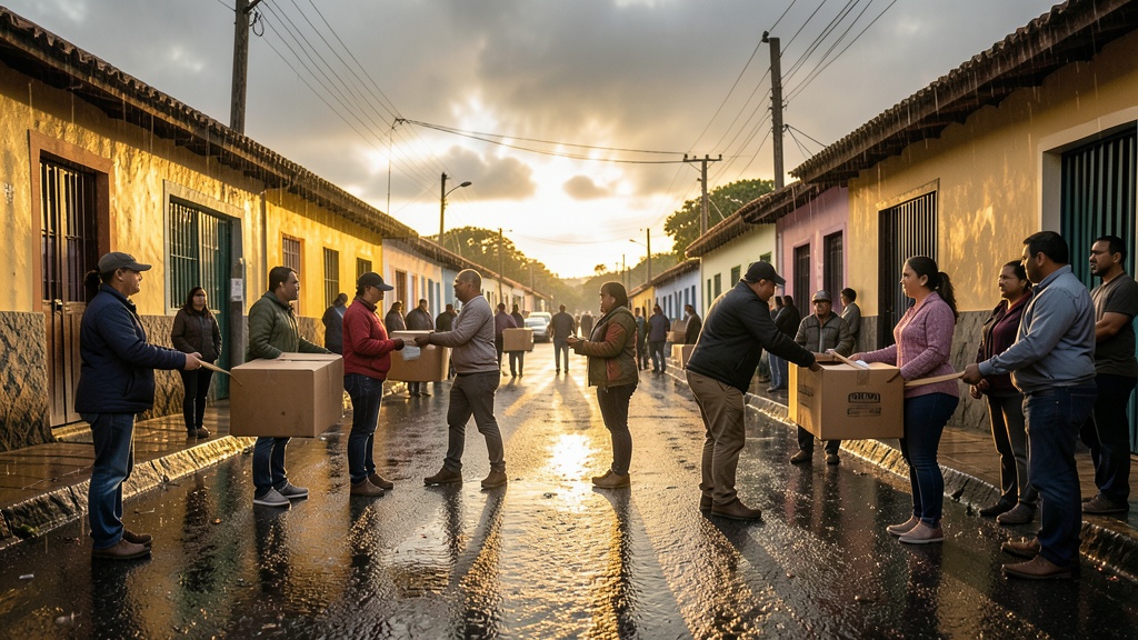 Municipio de Samborondón entrega kits humanitarios a familias afectadas por lluvias