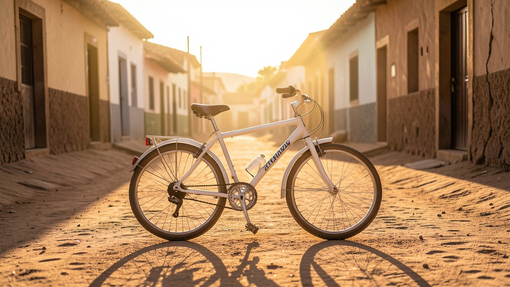 Samborondón mantiene la bicicleta blanca en memoria del ciclista Jaramillo