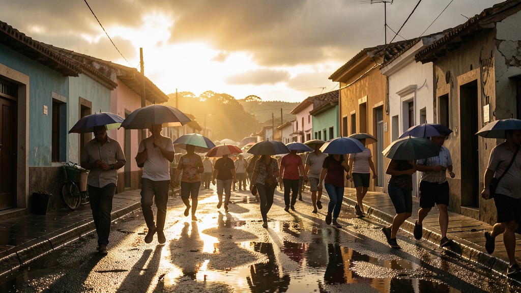 INAMHI emite alerta roja por lluvias intensas en Samborondón del 29 al 31 de octubre
