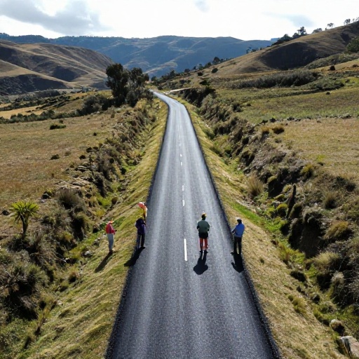 Asfaltado de La Loma de La Cancagua beneficia a agricultores del Cantón Empalme