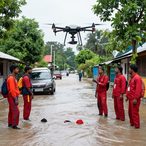 Nepal solicita drones acuáticos y radares para buscar desaparecidos por riadas