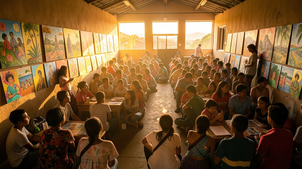 Más de 200 alumnos exhiben sus obras en la clausura del programa de artes plásticas