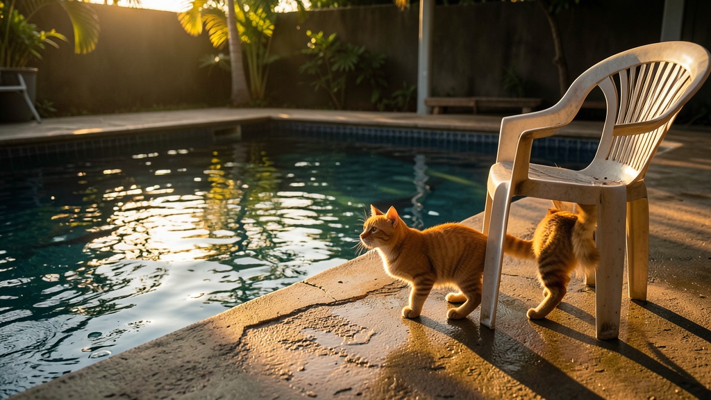 Félix, el gato rescatado en Samborondón, busca hogar tras ser arrojado a una piscina