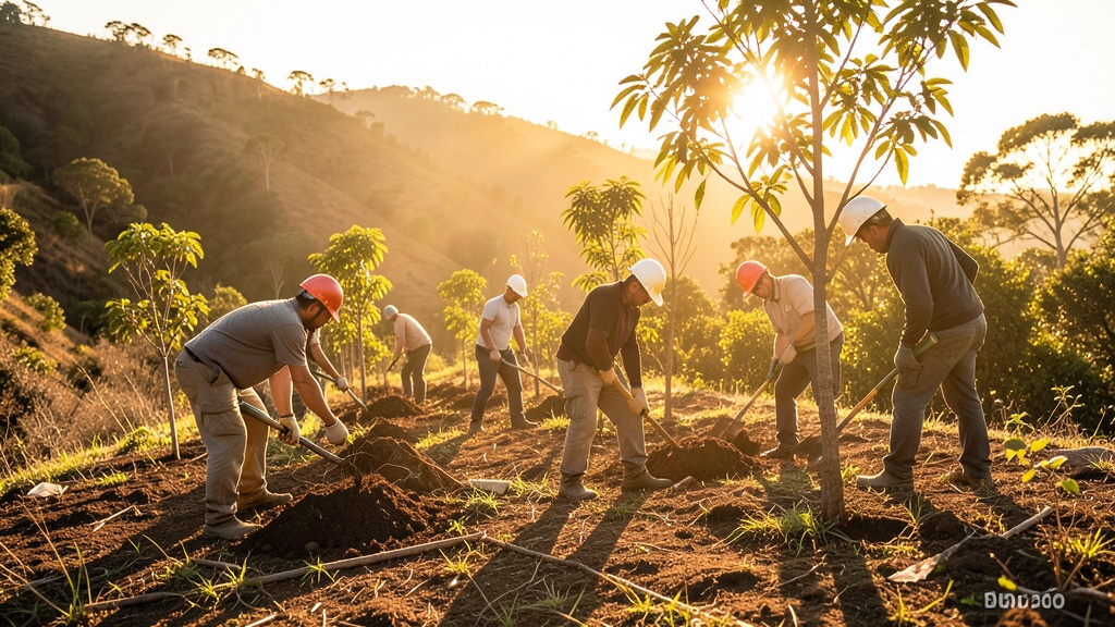 600 árboles nativos embellecerán el Cerro Santa Ana en Samborondón