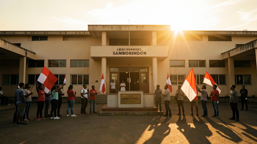 Jóvenes aspirantes a Samborondón se presentan como "Defensores" con escudo cantonal