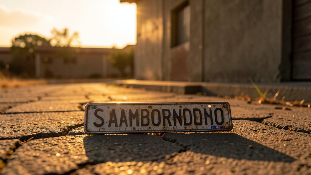 Encuentran placa vehicular abandonada cerca de Village Plaza en Samborondón