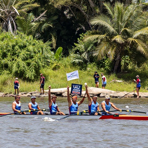 Samborondón fue campeón del Interprovincial de Remo en 2023