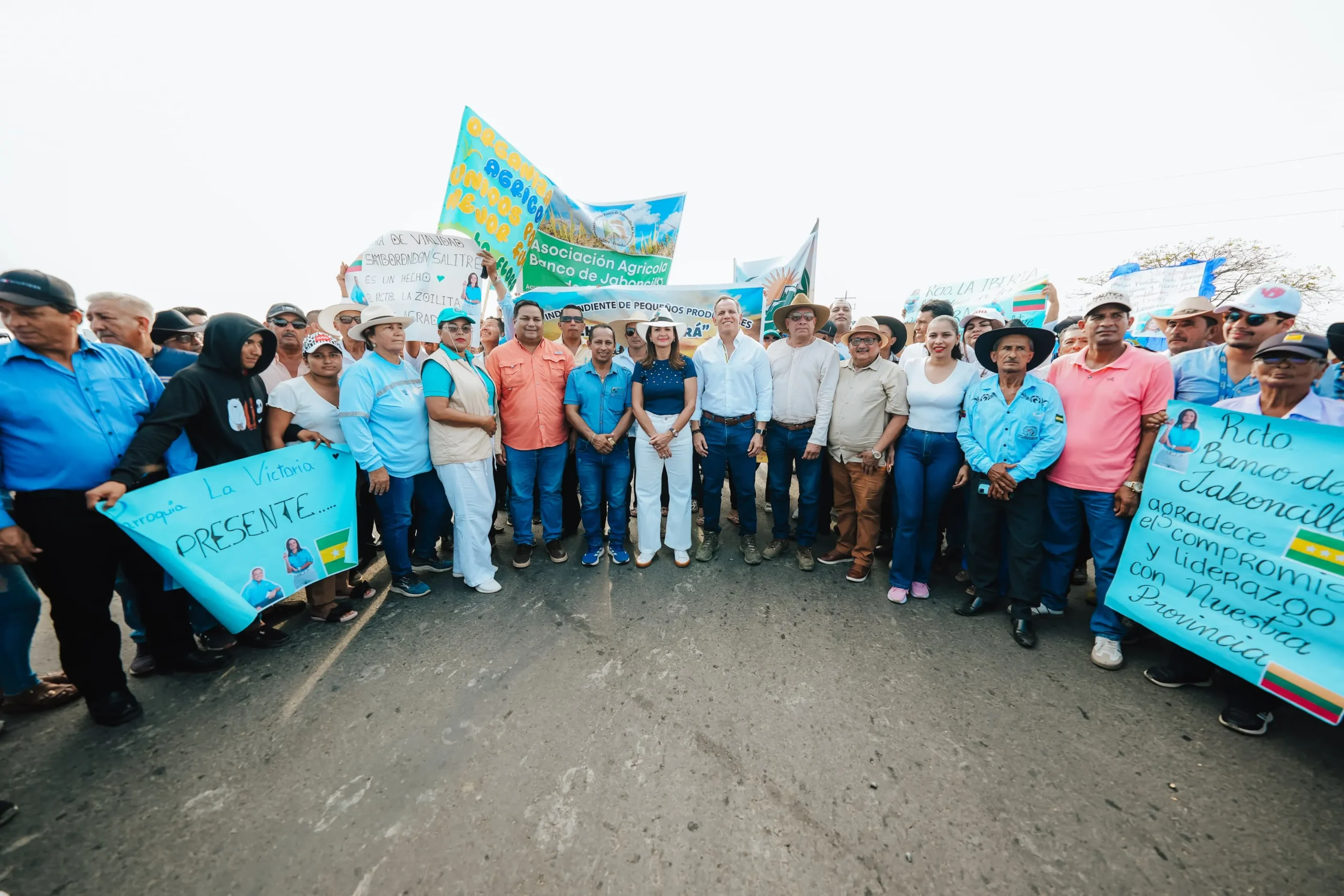 Prefectura entrega vía Samborondón-Salitre para aliviar el transporte en la zona arrocera