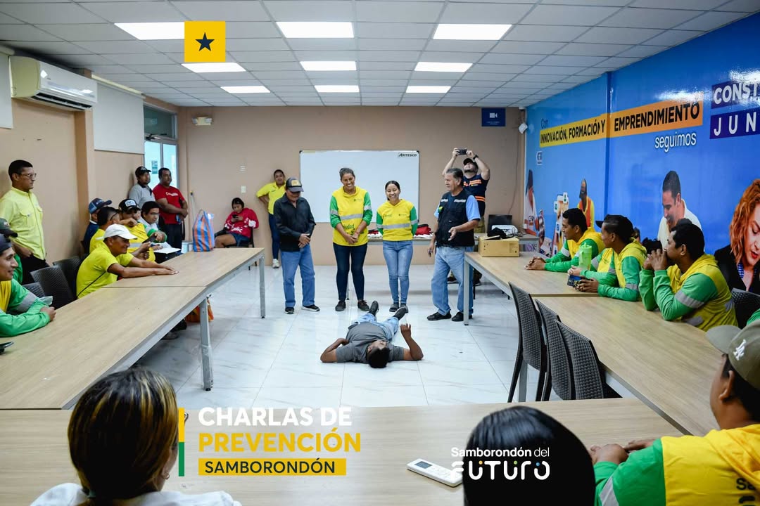 Aseo de Samborondón se capacita para proteger a sus trabajadores y a la comunidad