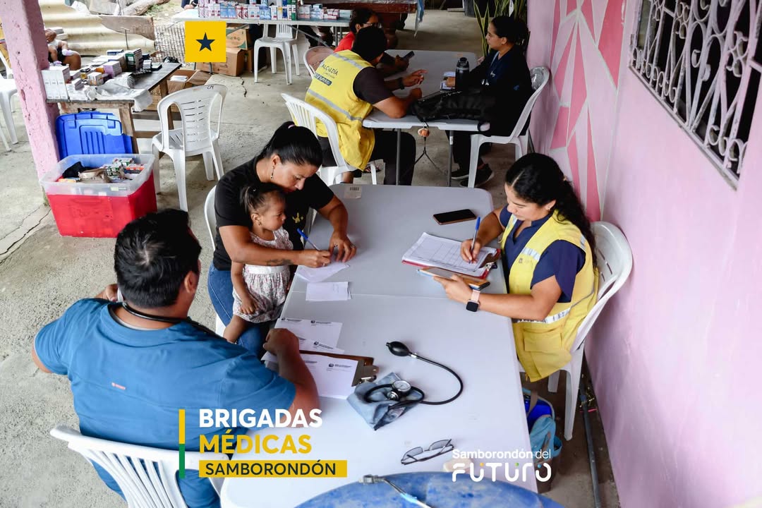 Brigadas médicas del GAD Samborondón llevan salud gratuita a Graminia Selecta