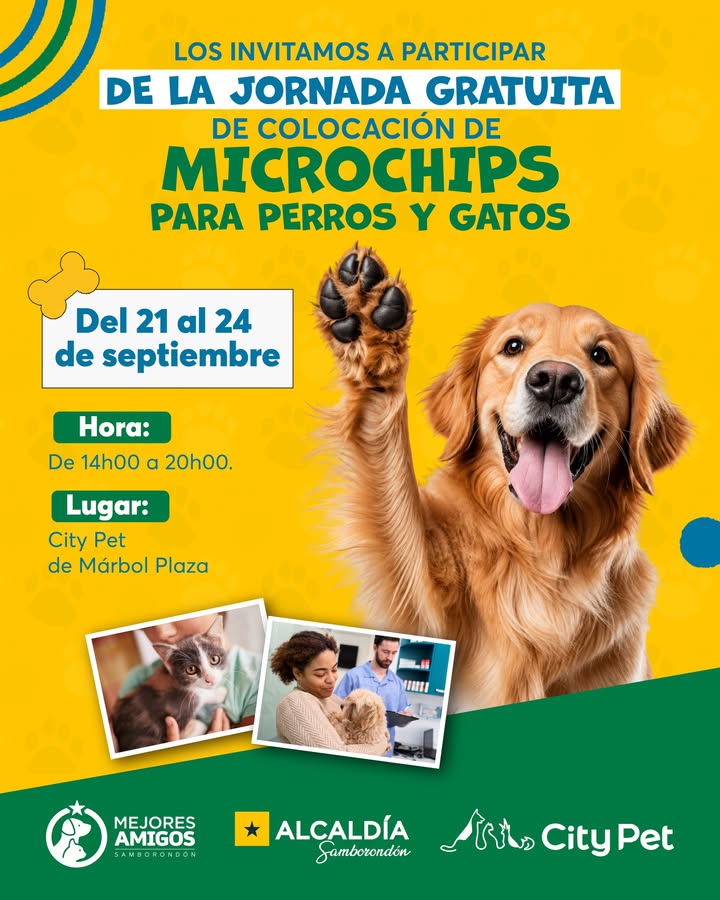 Samborondón ofrece jornada gratuita de microchips para identificar mascotas
