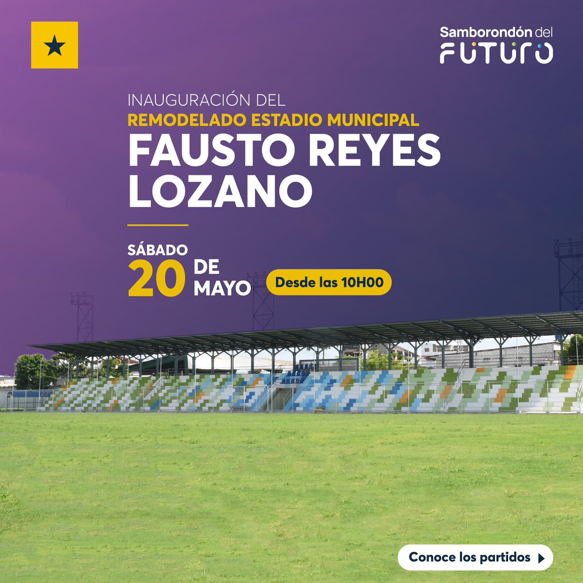 Inauguran el remodelado Estadio Fausto Reyes Lozano en Tarifa este sábado
