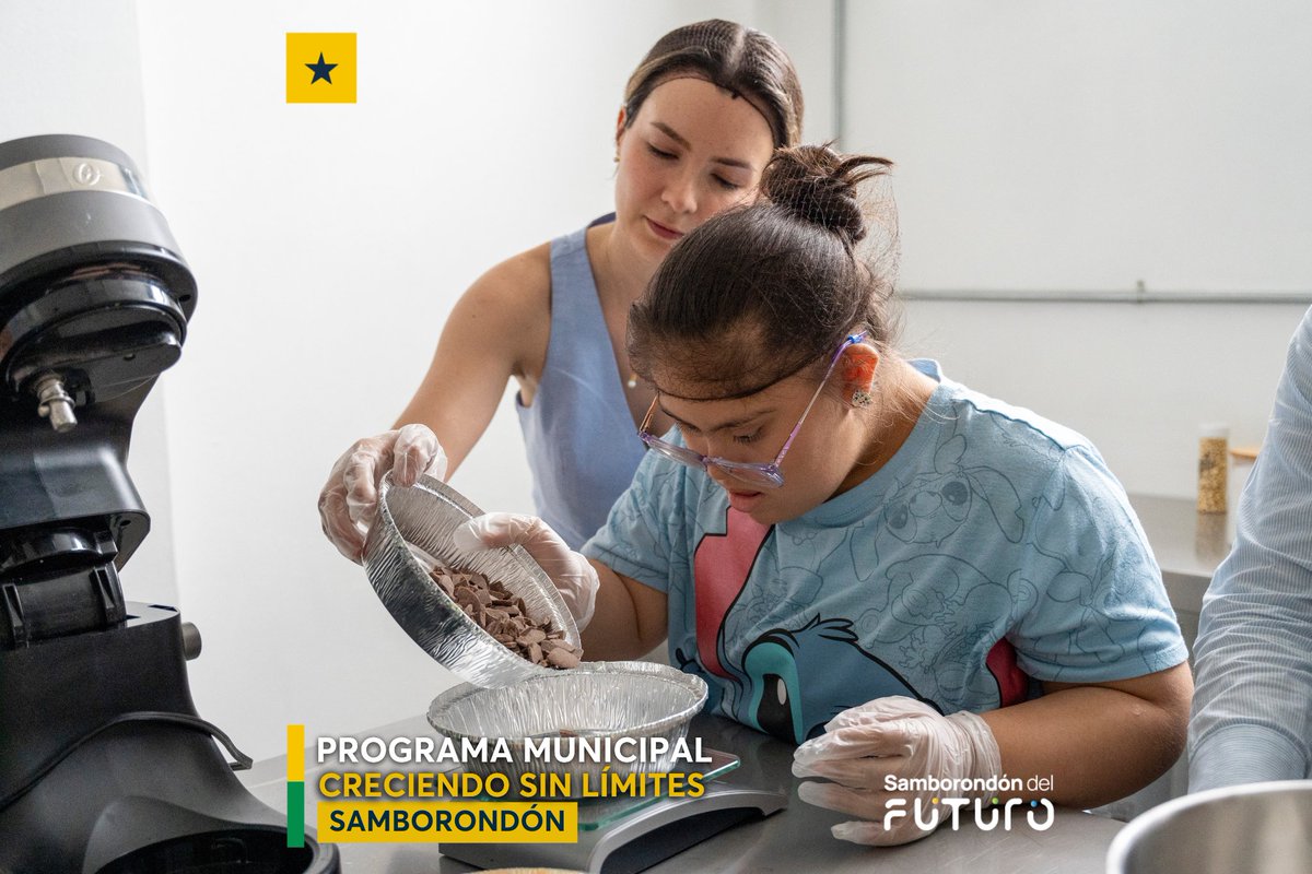 Taller de galletas en Creciendo Sin Límites busca fortalecer la independencia de niños y adultos