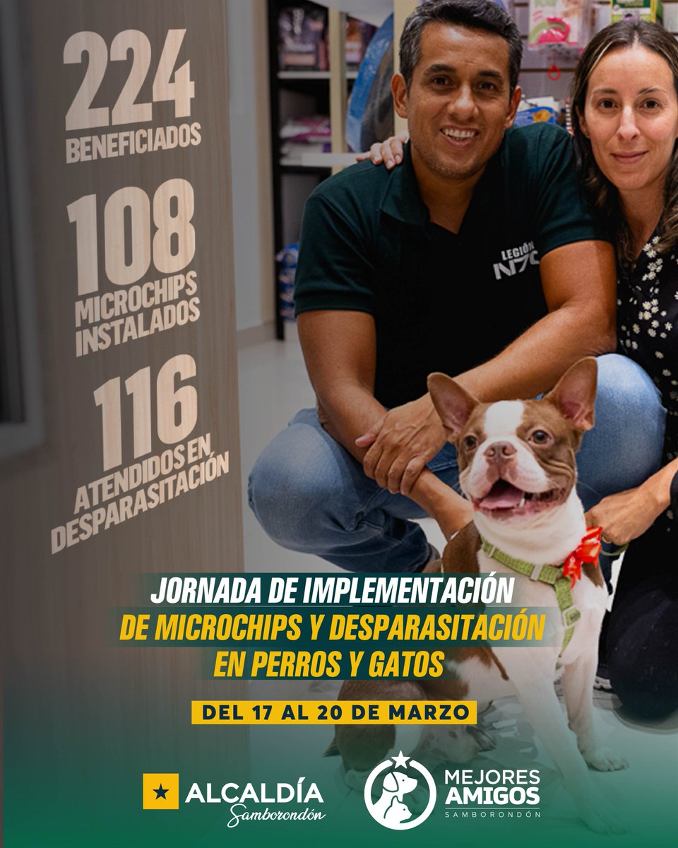 Jornada gratuita de microchips y desparasitación para mascotas en Samborondón