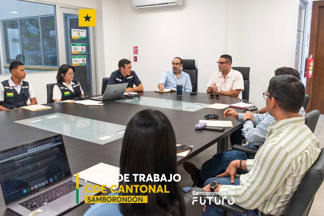 Samborondón fortalece su preparación ante El Niño con el COE Cantonal