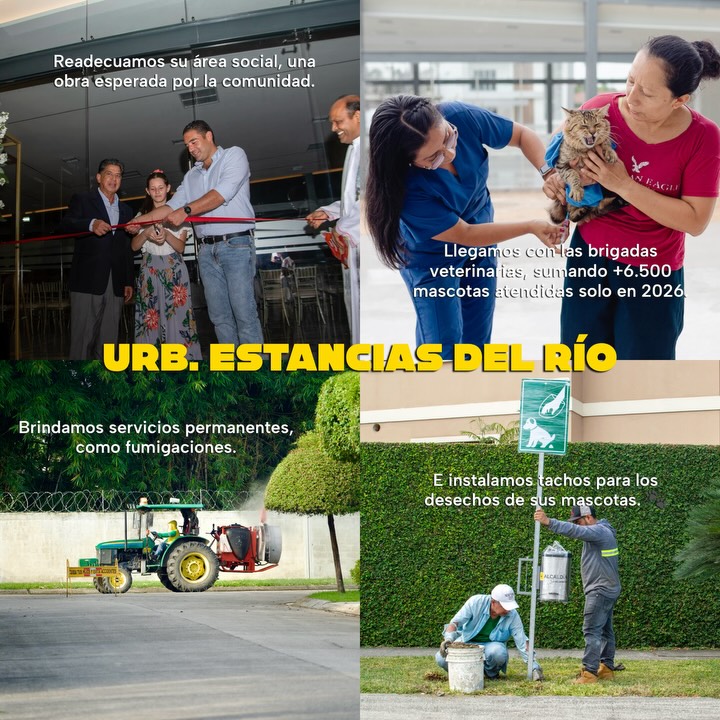 Samborondón atiende requerimientos desde las comunidades y espacios residenciales