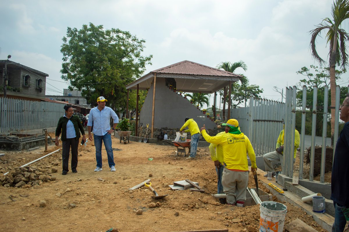 Avanza construcción del Parque Lineal en Boca de Caña para recreación familiar