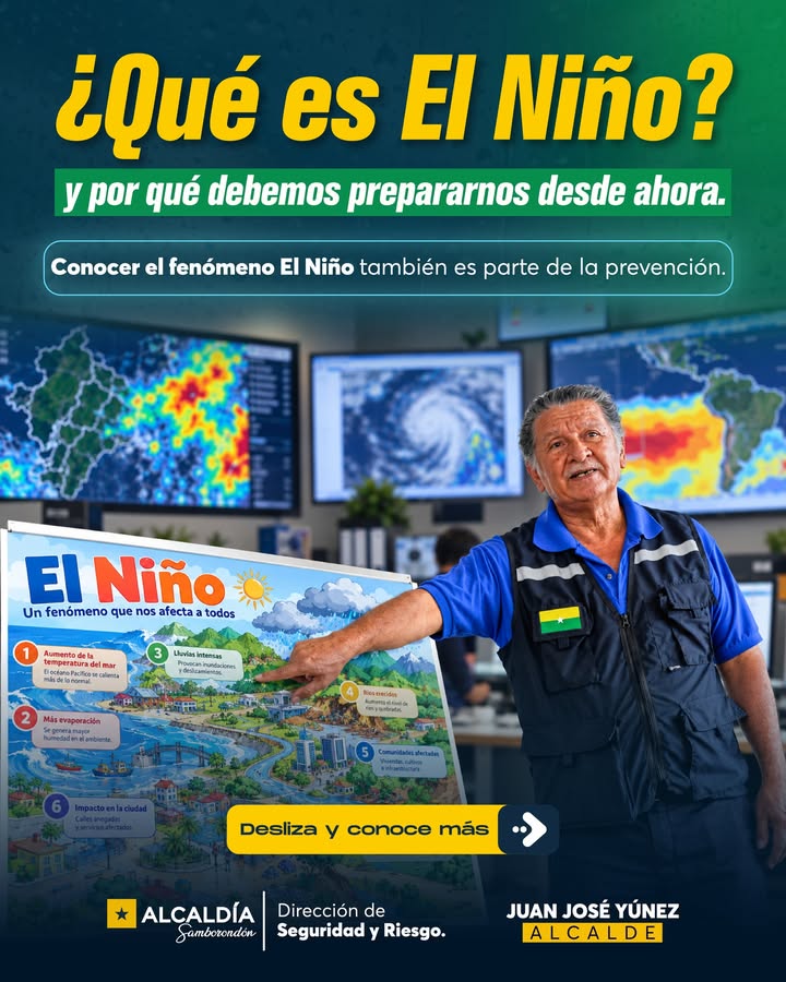 Samborondón alerta a familias sobre riesgos del Fenómeno El Niño