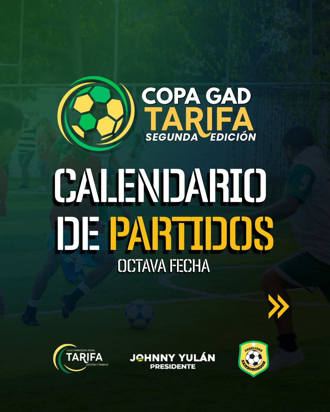 Cronograma oficial de la Copa GAD Tarifa 2026: Fechas y canchas para el Senior