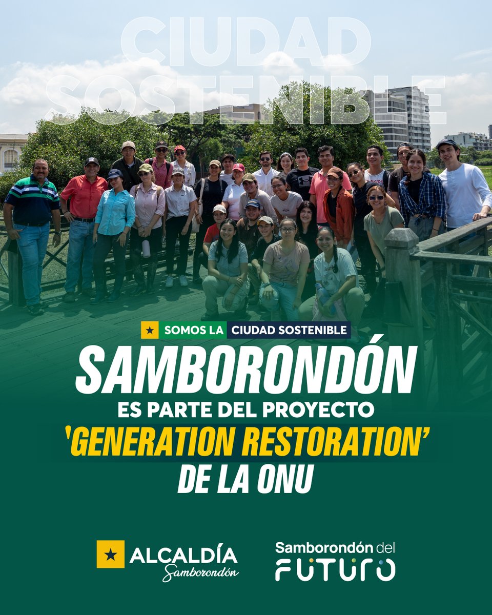 Samborondón siembra 6000 mangles para recuperar el manglar junto a la ONU