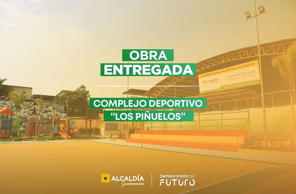 Inauguran Complejo Deportivo Los Piñuelos en Samborondón