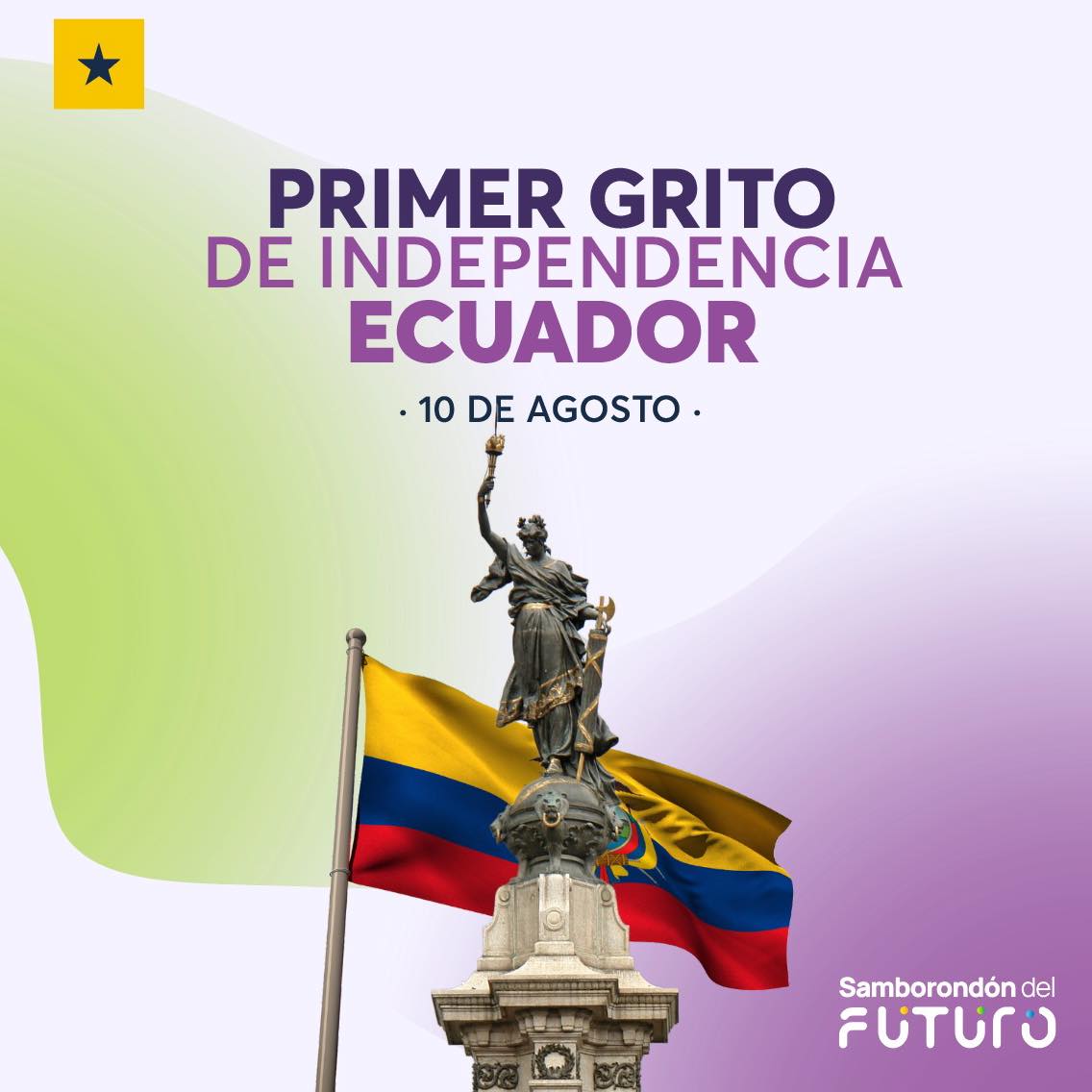 Samborondón honra el Primer Grito de Independencia con un acto solemne