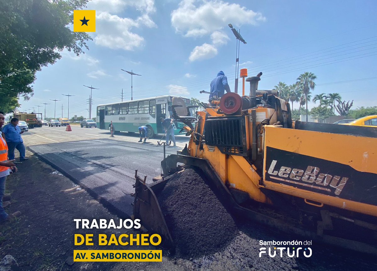 Bacheo en Av. Samborondón mejora el tránsito este fin de semana
