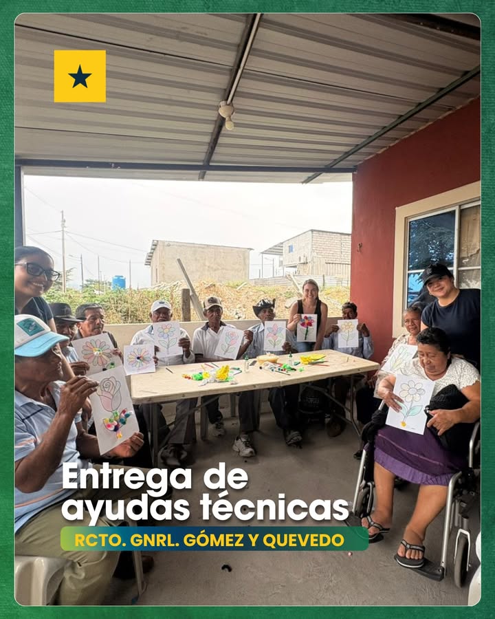 GAD Samborondón realiza jornada solidaria con adultos mayores en recintos rurales