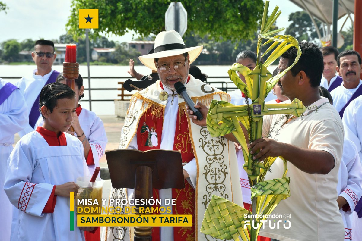 Cientos de familias vivieron el Domingo de Ramos en Samborondón y Tarifa