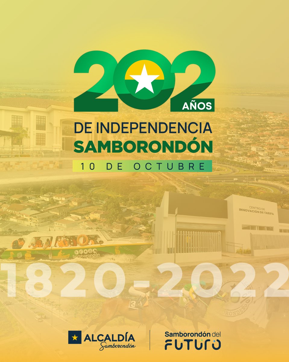 Samborondón celebra 202 años de independencia con orgullo local