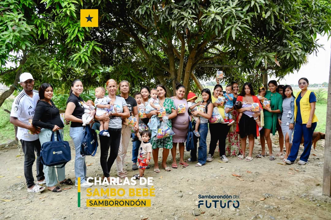 Programa Sambo Bebé llega a los recintos de Samborondón con charlas sobre nutrición infantil