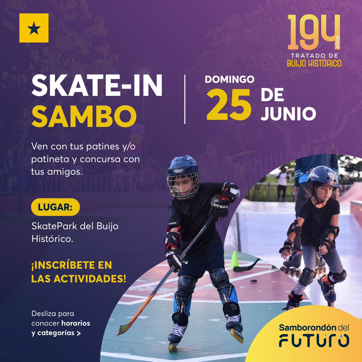 Skate-in en Buijo Histórico une a familias samborondonesas con patines y tablas