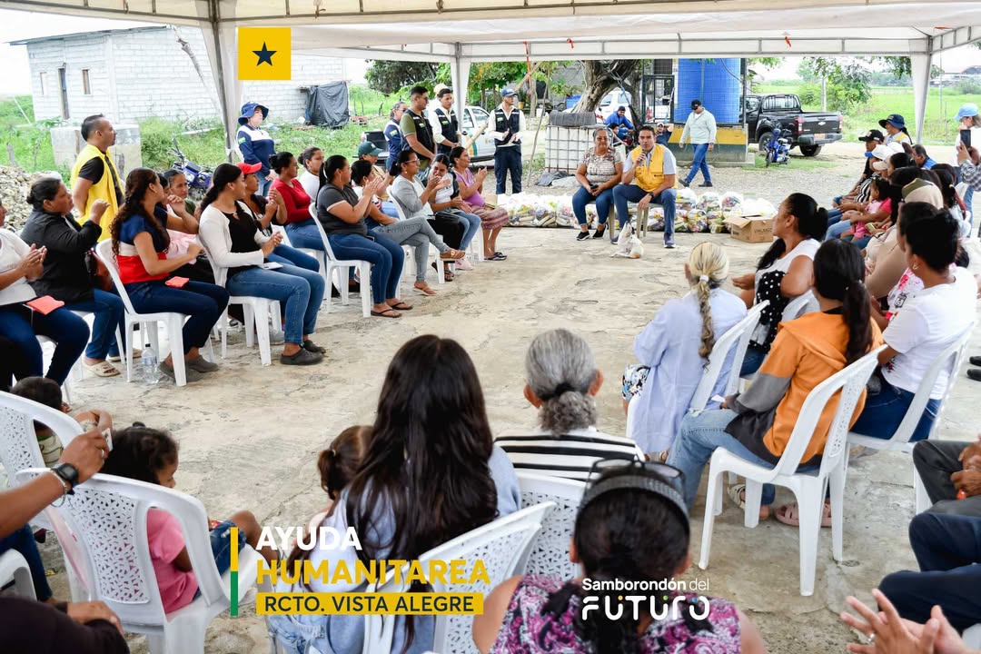 Kits de alimentos llegan a las familias del recinto Vista Alegre